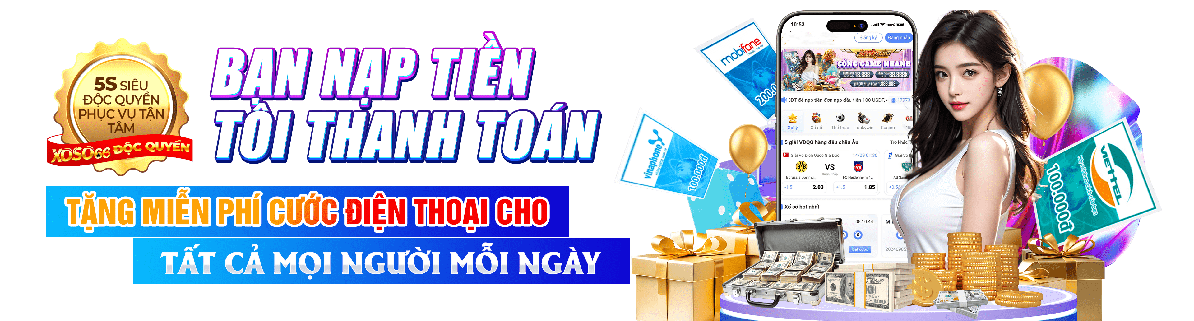 Hình ảnh quảng cáo của bj388 hiển thị nền tảng và các lợi ích
