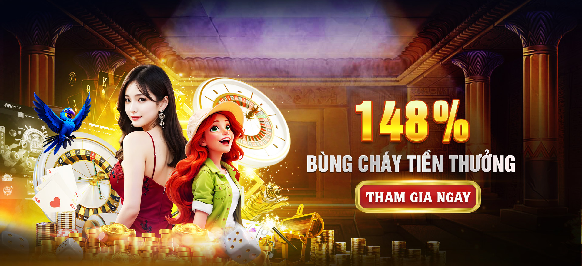 Hình ảnh quảng cáo của bj388 hiển thị nền tảng và các lợi ích